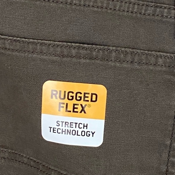 Carhartt Men's Rugged Flex Rigby 5-Pocket Pants Size 44 x 34 New green gray - Picture 4 of 9